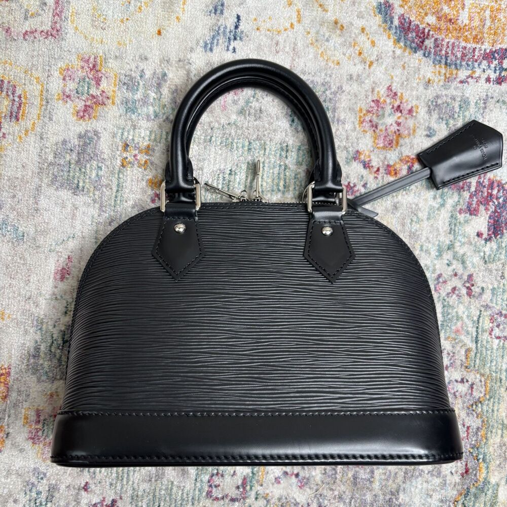 Louis Vuitton LV Alma BB Black Epi Handbag - Picture 11 of 13